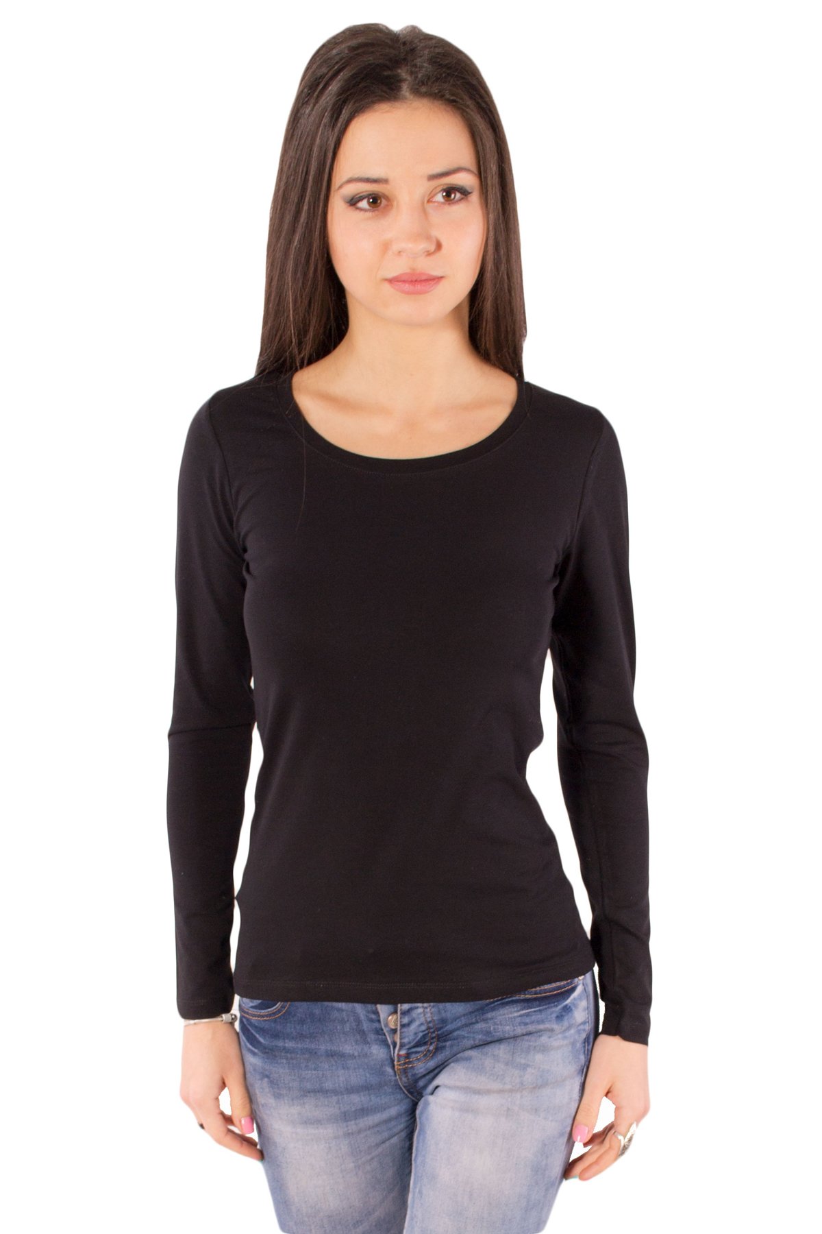 футболка жіноча 41-2348 чорний 4