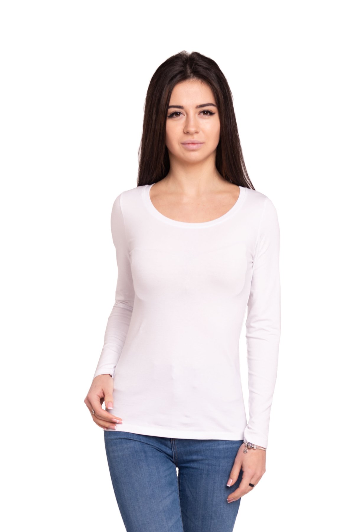 футболка жіноча 41-2348 білий 5