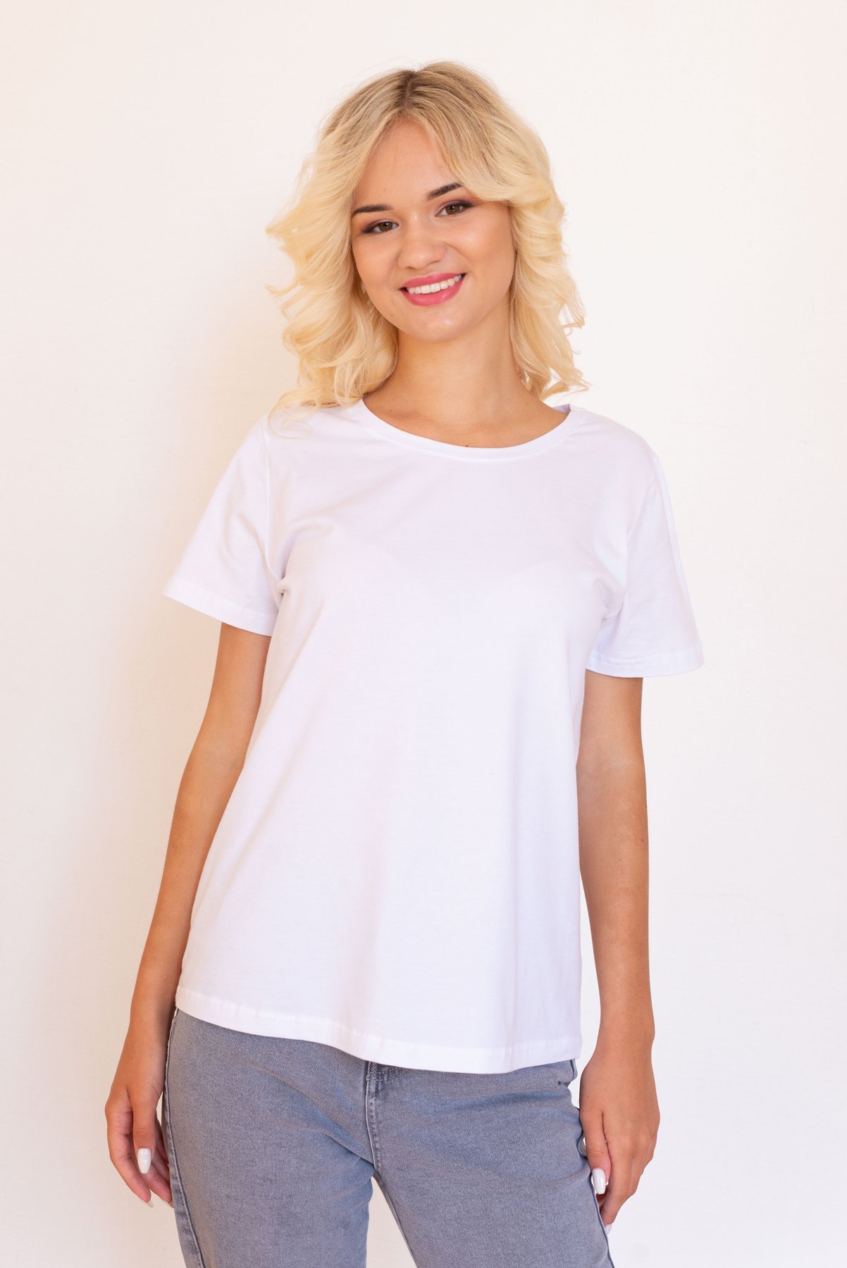 футболка жіноча 41-2322 білий 3