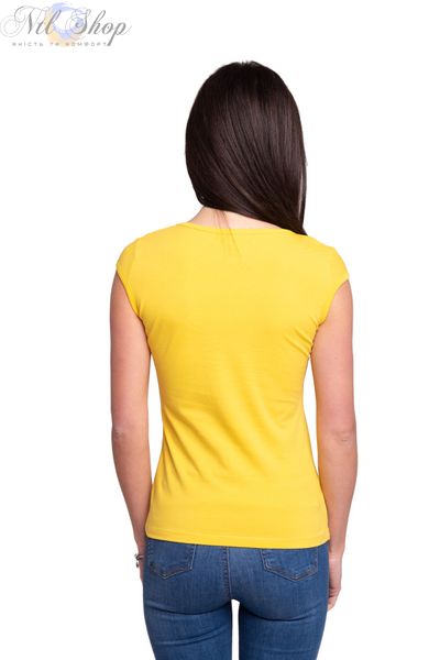 футболка жіноча 41-2323 жовтий 2