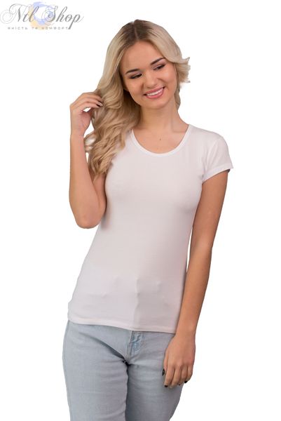 футболка жіноча 46-2310 білий 1